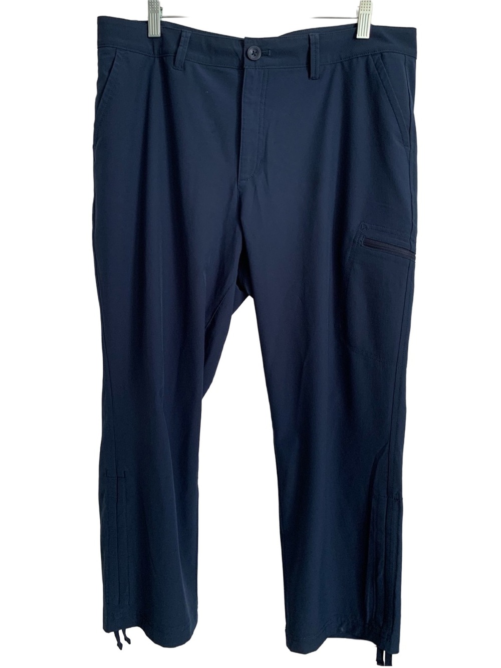 EDDIE BAUER Women’s Blue Stretch Ripstop Crop Pants - Picture 2 of 15